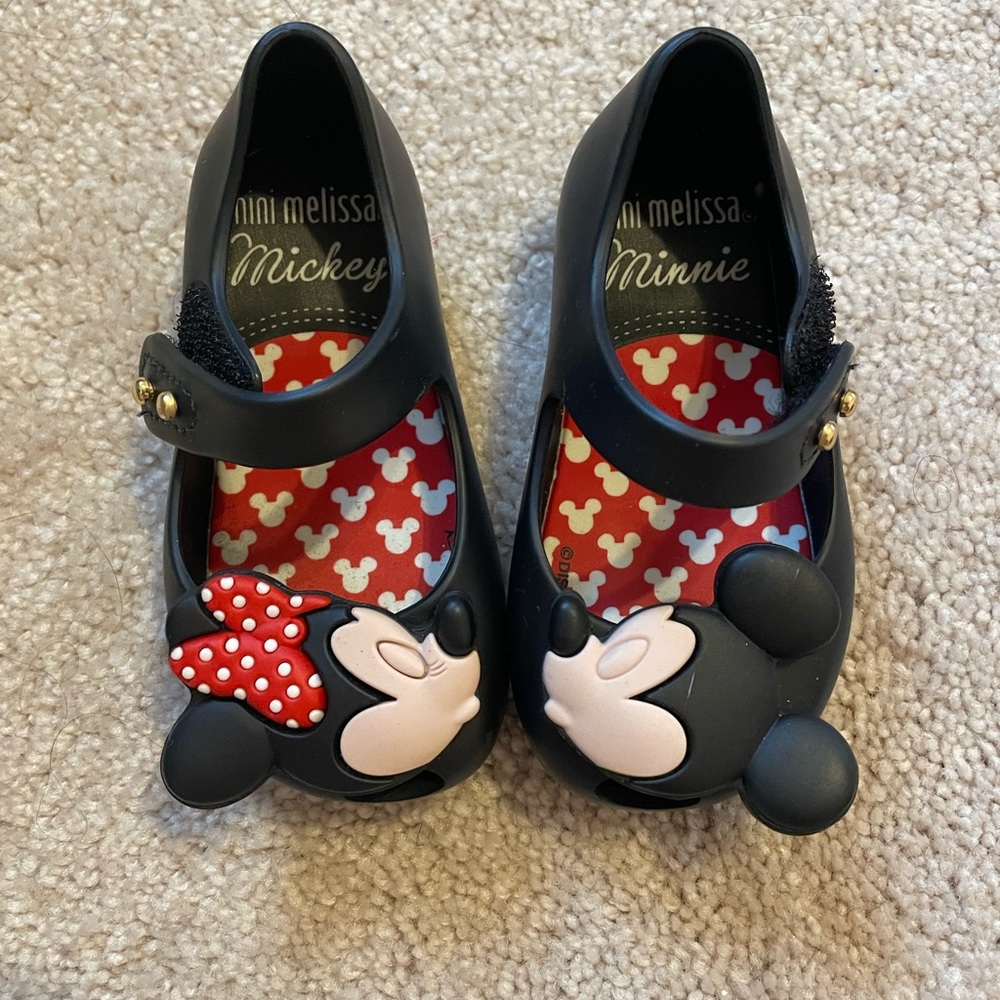 Mini Melissa Mickey and Minnie shoes
